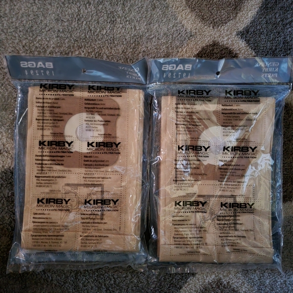 6 Bags For Kirby Vacuum Bags G3 G4 G5 Gsix Ultimate Micron Magic Filtration New - Picture 4 of 5